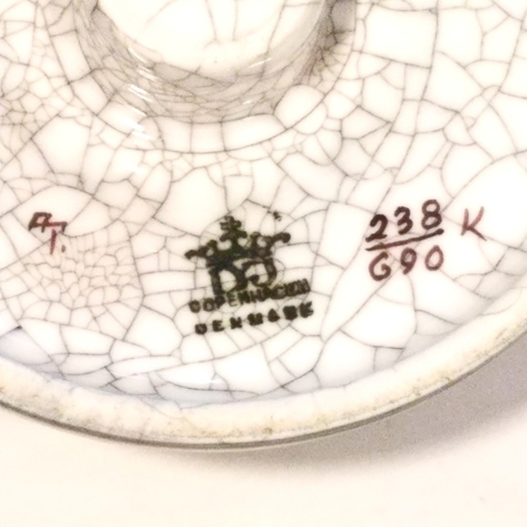 Royal Copenhagen Crackle Glaze Candleholder - Picture 7 of 8